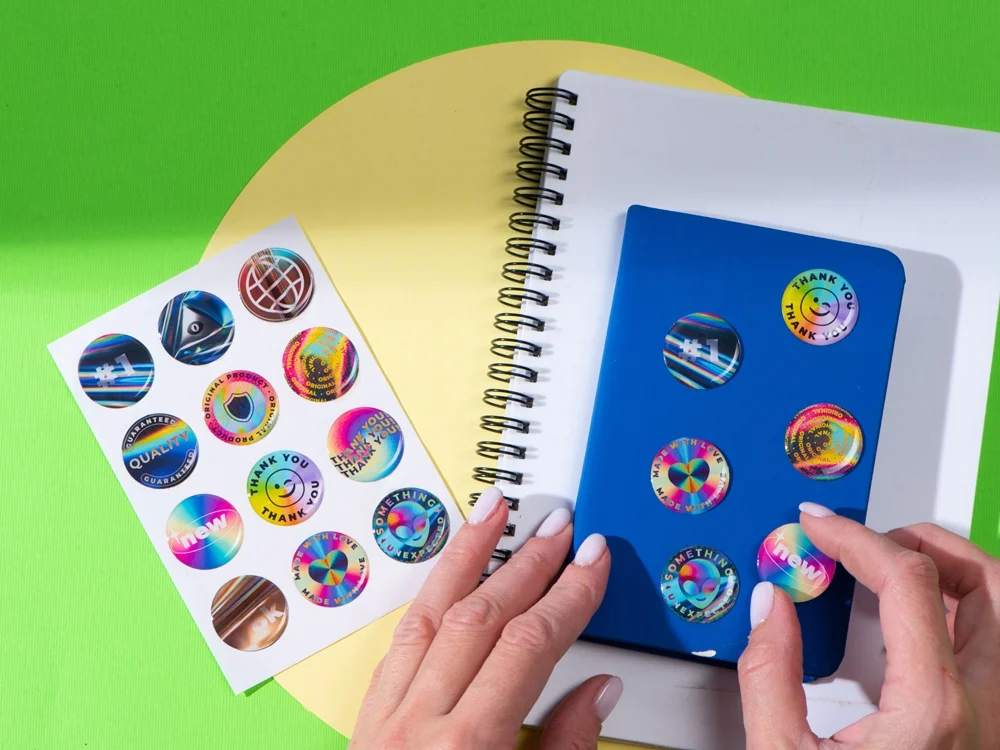 Сет объемных стикеров из эпоксидной смолы белый А6 - фото 4