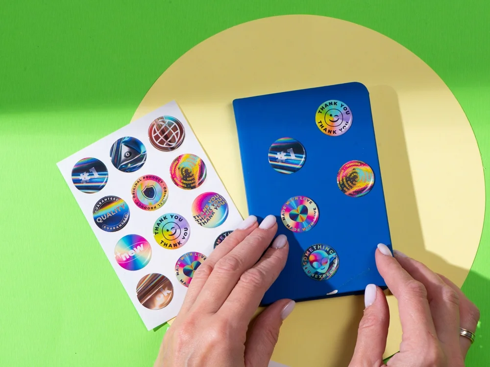 Сет объемных стикеров из эпоксидной смолы белый А6 - фото 5