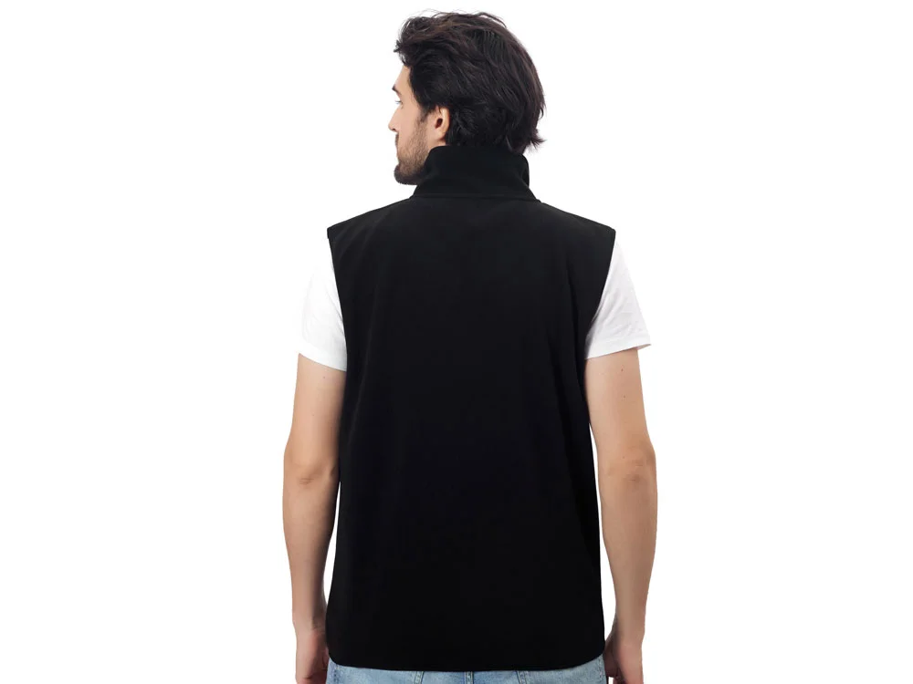 Жилет флисовый Trondheim унисекс черный 2XL - фото 4