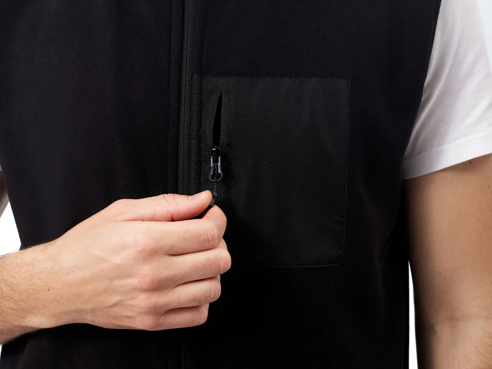 Жилет флисовый Trondheim унисекс черный 2XL - фото 9