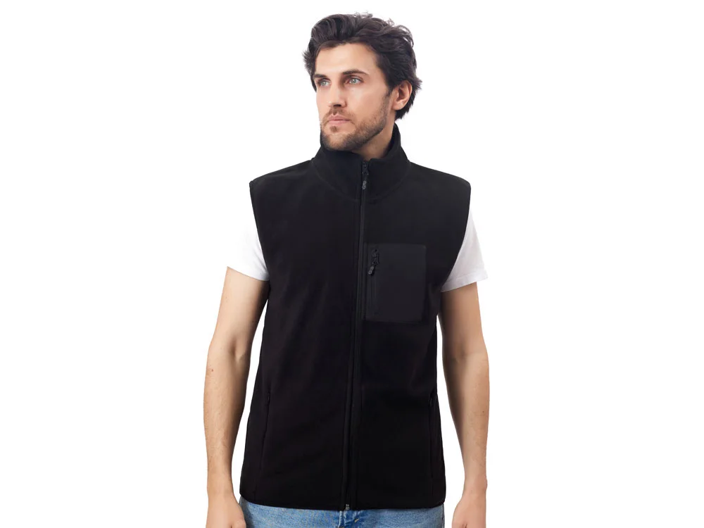 Жилет флисовый «Trondheim» унисекс, черный, 3XL - фото 2