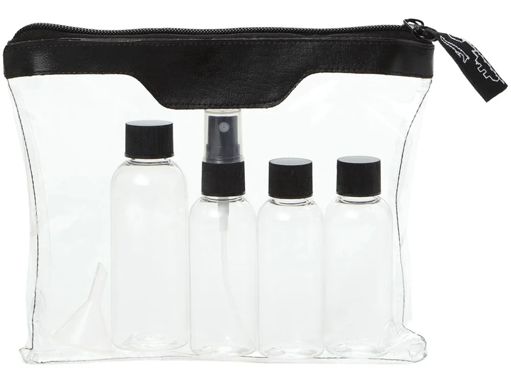 Набор для ручной клади Munich прозрачный/черный 3 х 50 мл 80 - фото 3