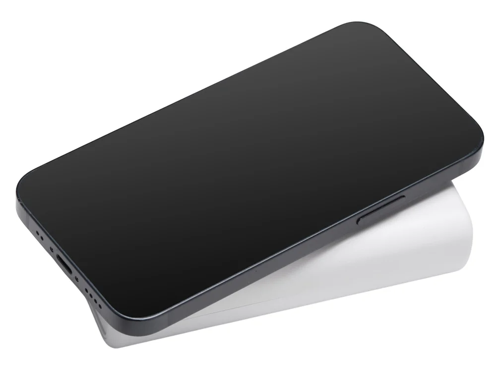 Внешний беспроводной аккумулятор 2-в-1 с функцией зарядки Apple Watch QC/PD AtomIQ 10000 мАч белый - фото 4