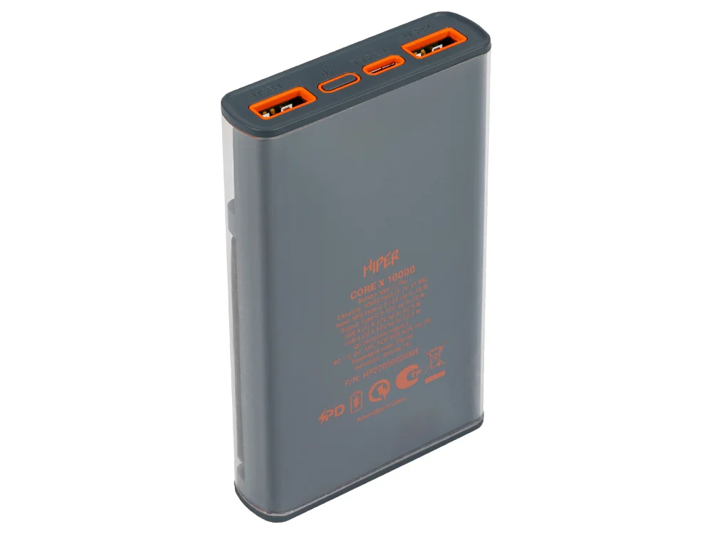 Внешний аккумулятор CORE X 10000 mAh черный - фото 3