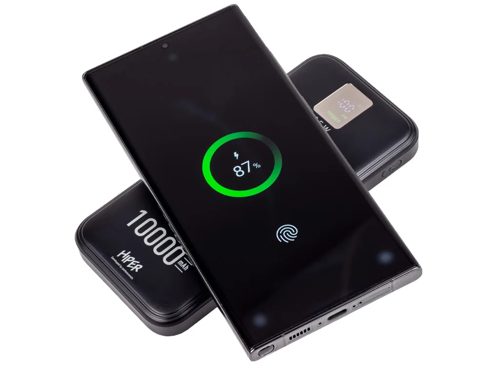 Внешний беспроводной аккумулятор AIR 10000 mAh черный - фото 6