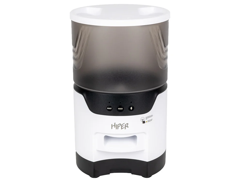 Умная Wi-Fi кормушка IoT Pet Feeder 3000 мл белый черный - фото 5