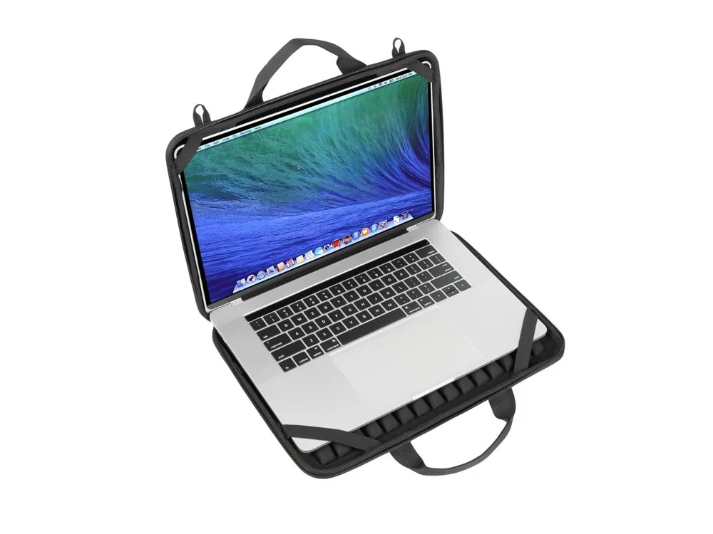 Жесткий чехол для ноутбуков до 14 и MacBook Air 15 черный - фото 7