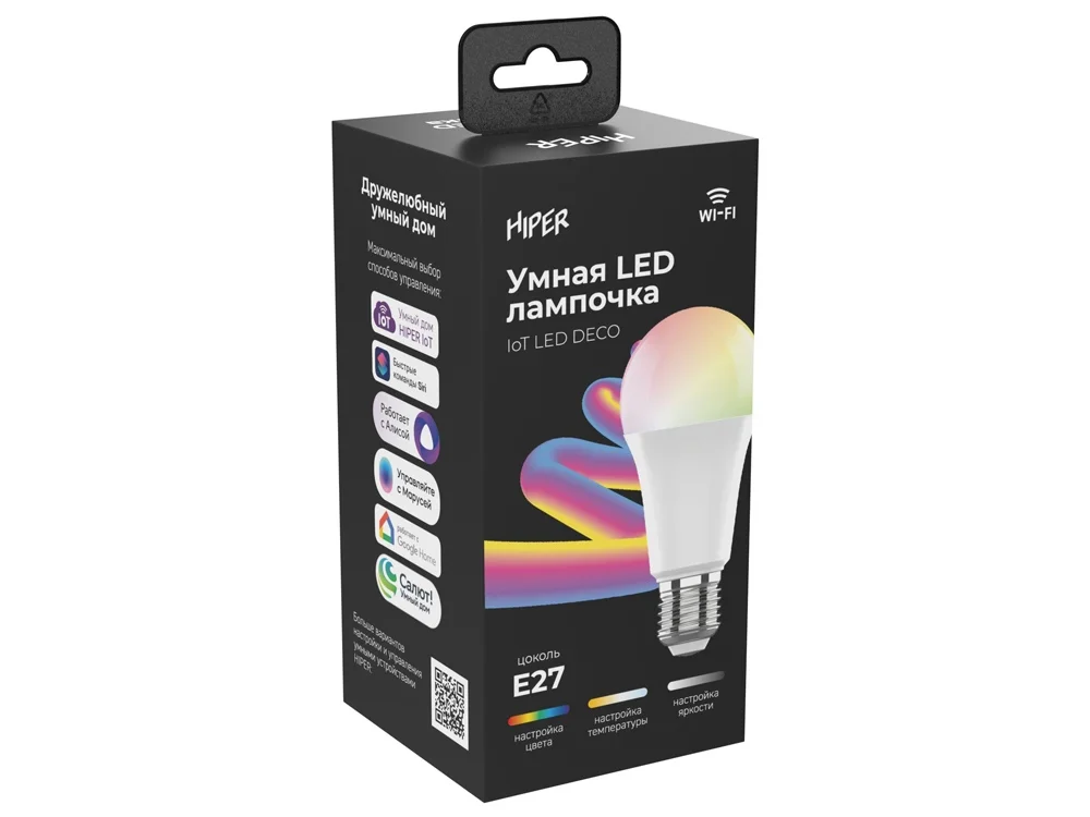 Умная лампочка IoT LED DECO E27 белый - фото 2
