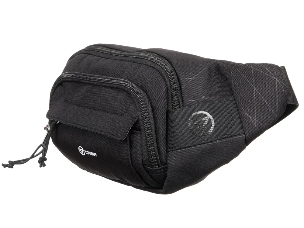 Сумка на пояс черный - фото 3