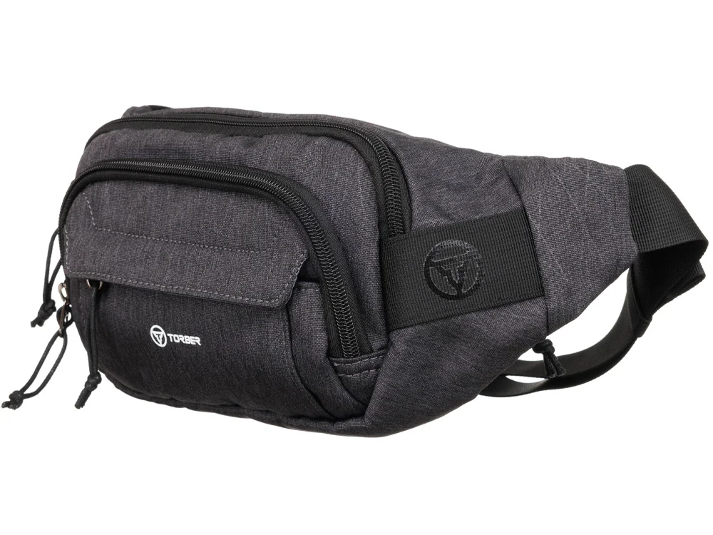 Сумка на пояс, серый - фото 3