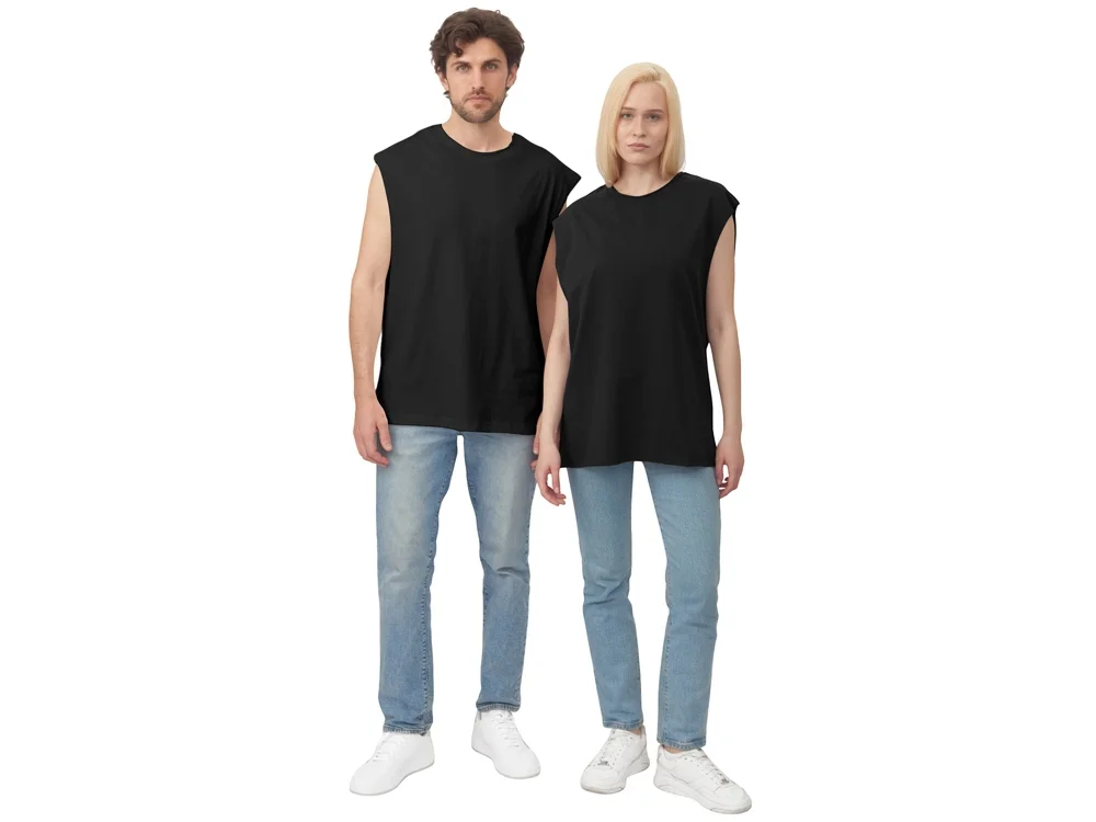 Майка оверсайз Berlin унисекс черный - фото 7