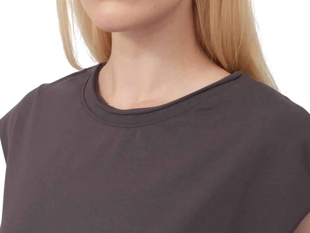 Майка оверсайз Berlin унисекс темно-серый XS-S - фото 6