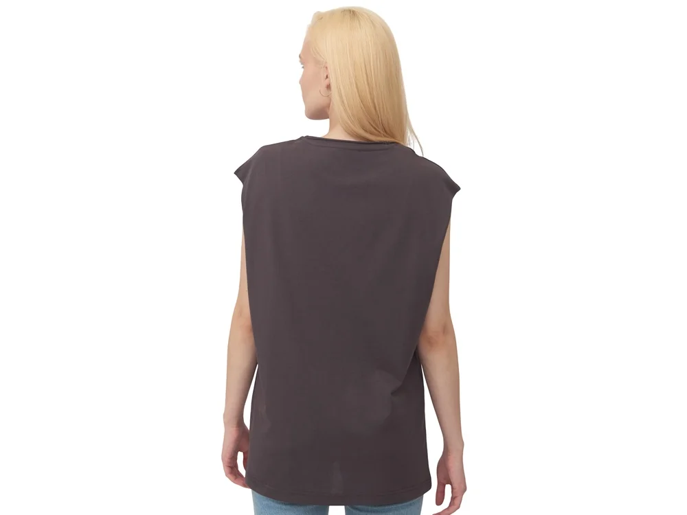 Майка оверсайз Berlin унисекс темно-серый M-L - фото 5