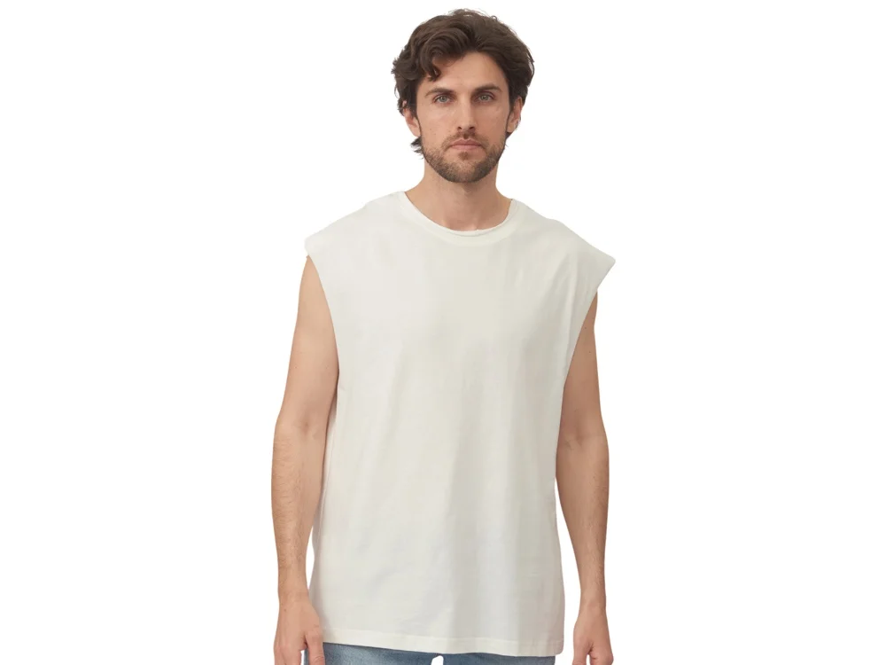 Майка оверсайз Berlin унисекс молочный XS-S - фото 2