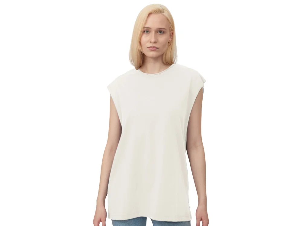 Майка оверсайз Berlin унисекс молочный XS-S - фото 3