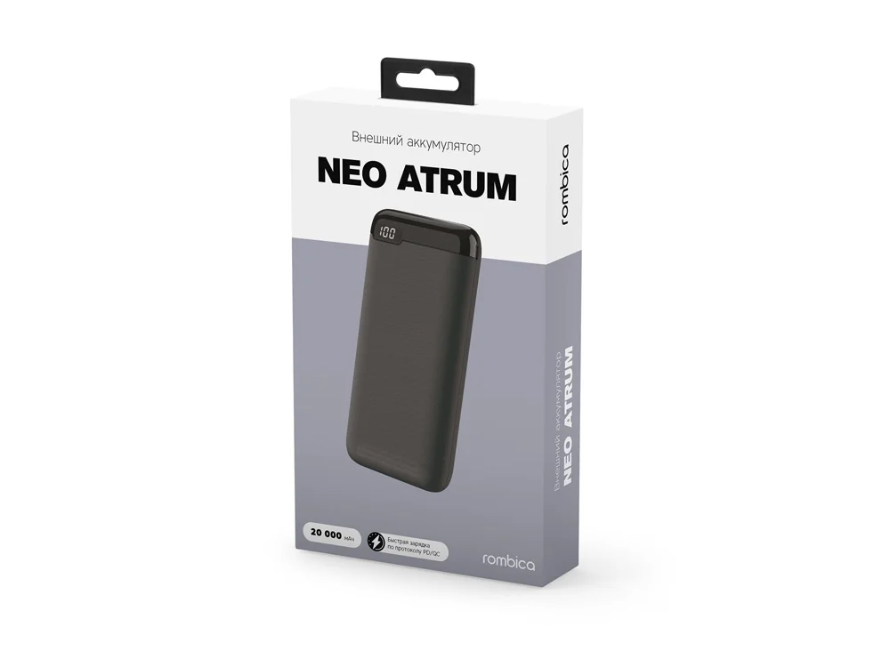 Внешний аккумулятор NEO Atrum 20000 mAh черный - фото 4