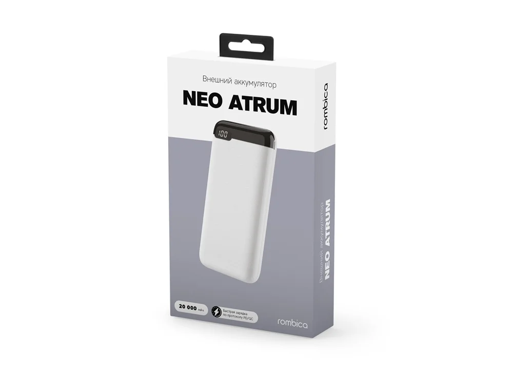 Внешний аккумулятор NEO Atrum 20000 mAh белый - фото 4