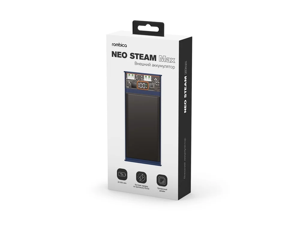 Внешний аккумулятор NEO Steam Max синий - фото 7