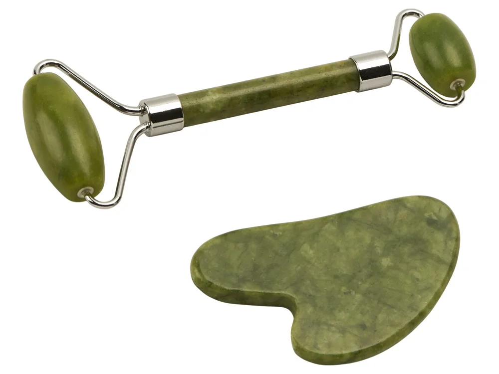 Подарочный набор роллер и гуаша из нефрита Rituals зеленый - фото 3