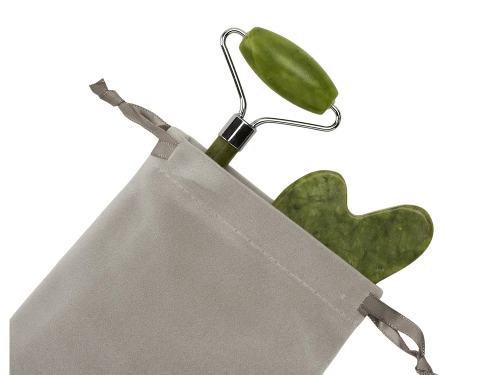 Подарочный набор роллер и гуаша из нефрита Rituals зеленый - фото 4