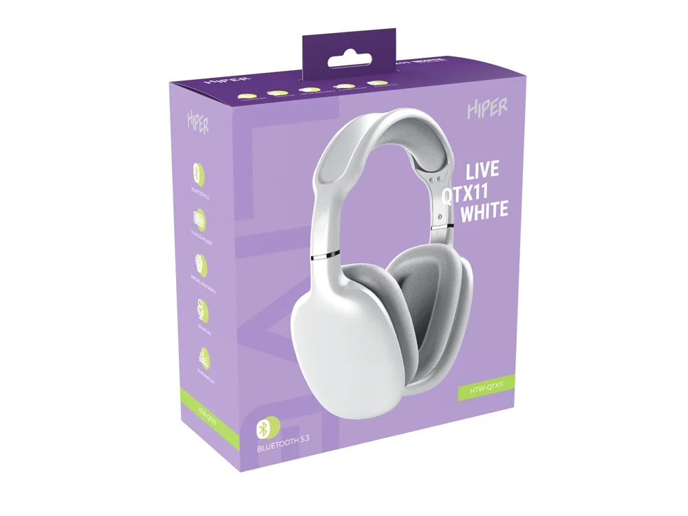 Беспроводные накладные наушники LIVE белый - фото 4