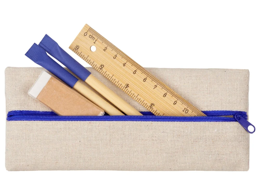 Канцелярский набор Bilbao бежевый/синий - фото 3