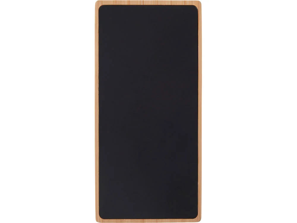 Внешний аккумулятор с подсветкой лого и солнечной панелью Reedia S1 10000 mAh черный/натуральный - фото 2