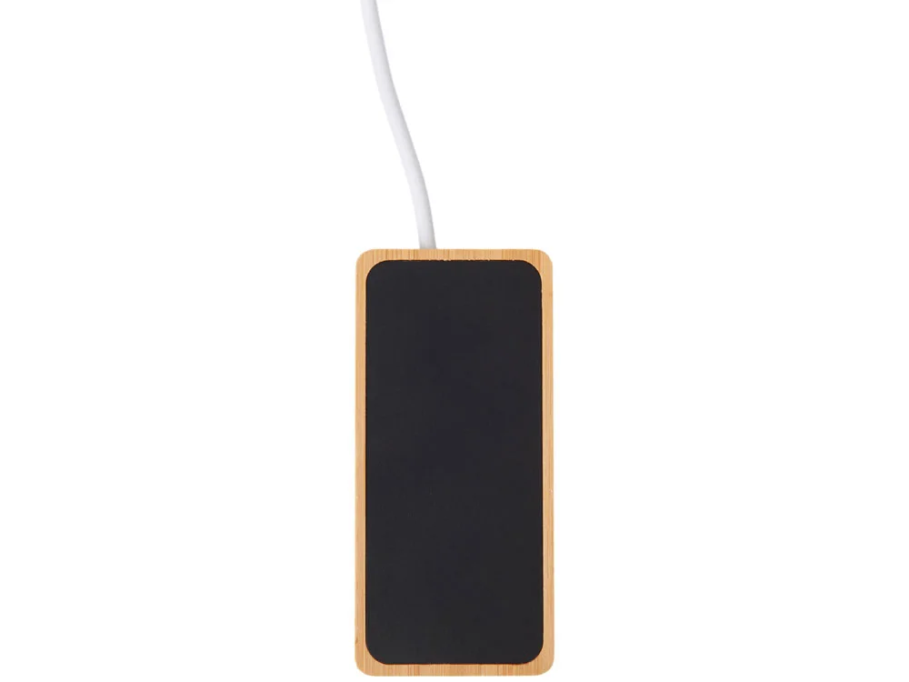 USB хаб с подсветкой лого Reedia S5 3USB 1Type C черный/натуральный - фото 5