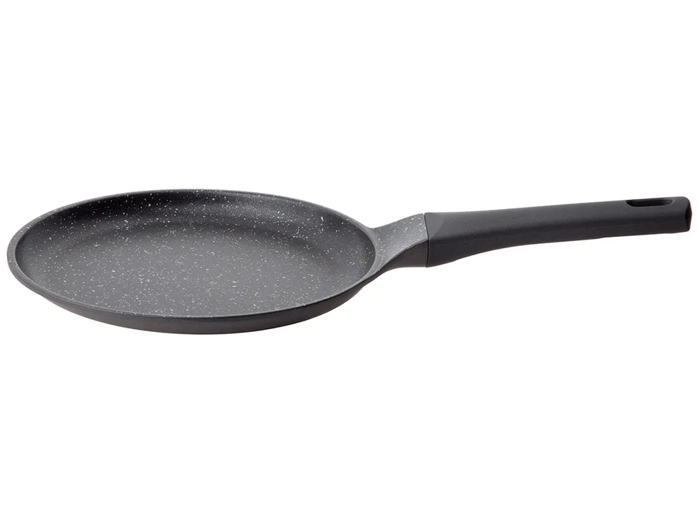 Сковорода блинная с антипригарным покрытием DARA 24 см черный серый - фото 3