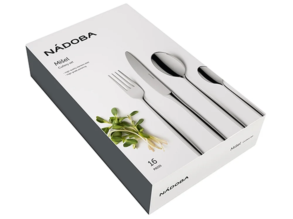 Набор столовых приборов MISEL 16 предметов стальной - фото 7