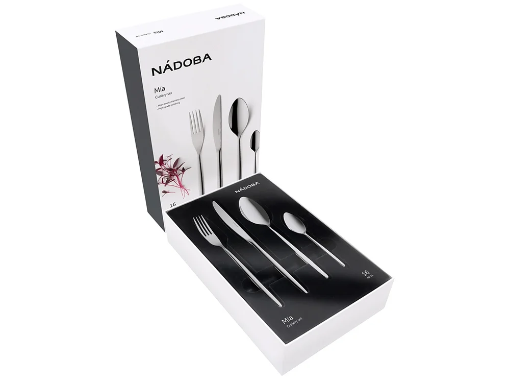 Набор столовых приборов MIA 16 предметов стальной - фото 2