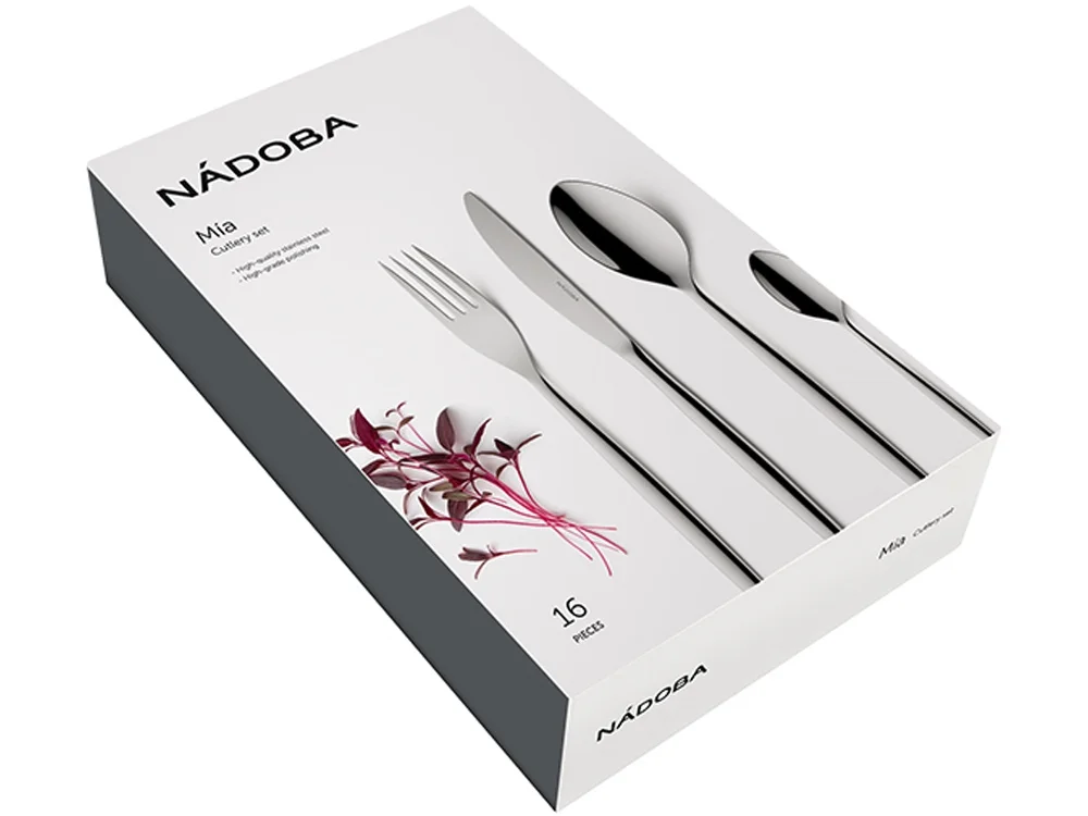 Набор столовых приборов MIA 16 предметов стальной - фото 7