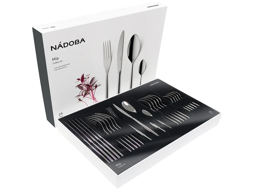 Набор столовых приборов «MIA», 24 предмета, стальной - фото 2