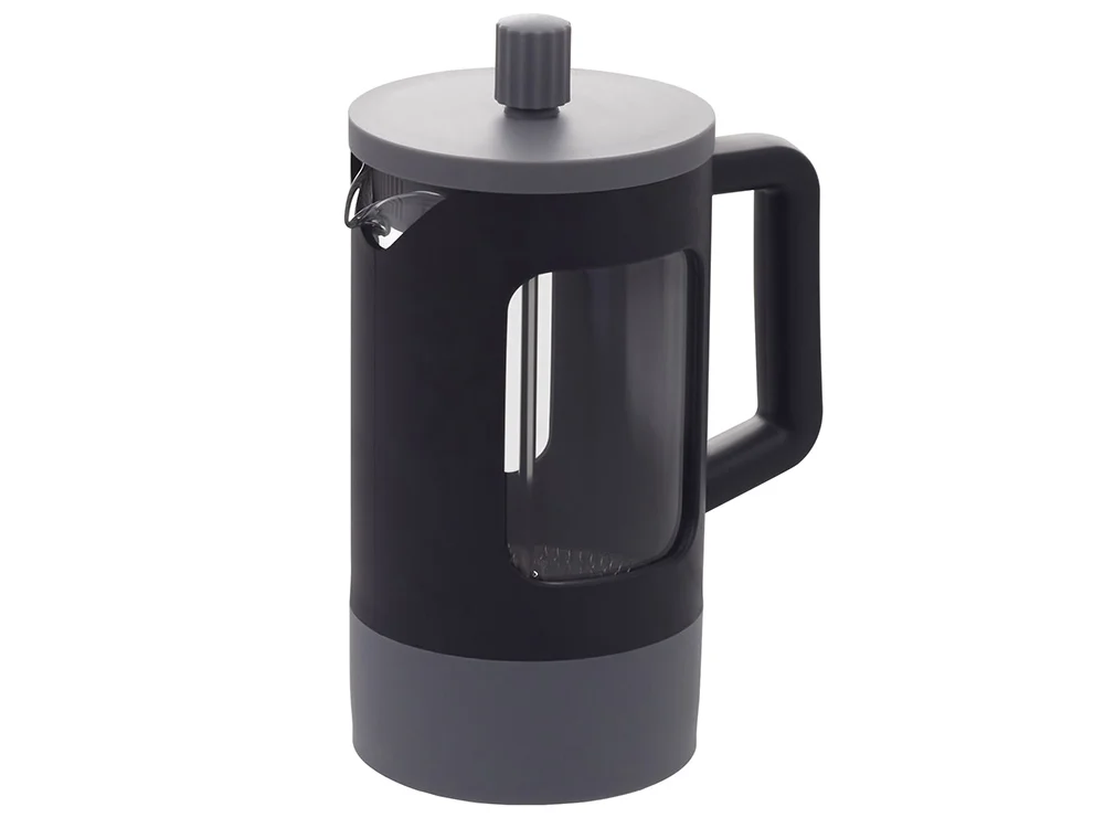 Френч-пресс Double Tone черный серый 600 мл - фото 2