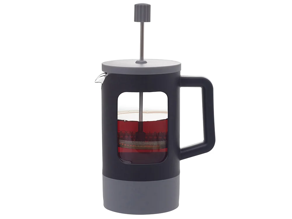 Френч-пресс Double Tone черный серый 600 мл - фото 5