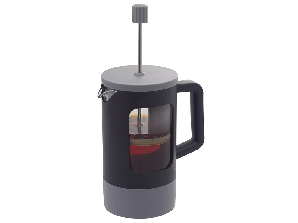 Френч-пресс Double Tone черный серый 600 мл - фото 6