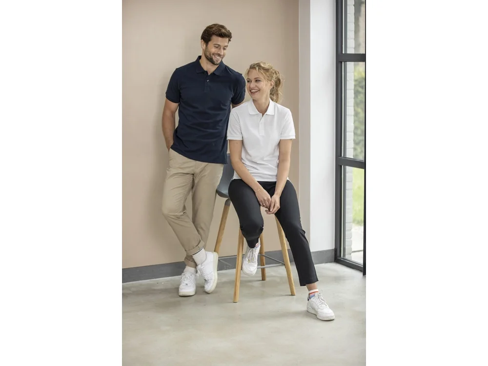 Рубашка поло Emerald унисекс белый 2XS - фото 4