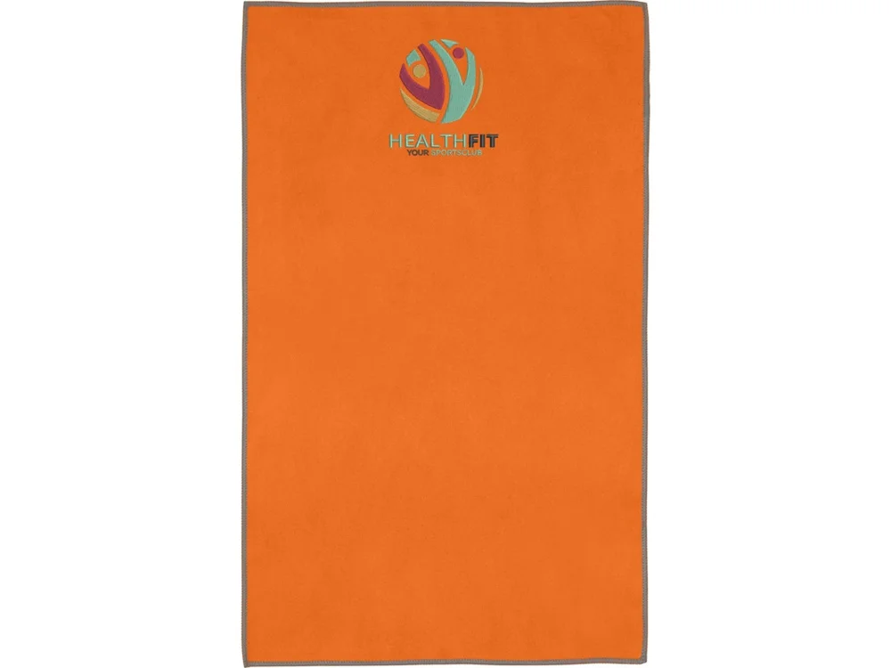 Сверхлегкое быстросохнущее полотенце Pieter 30x50см оранжевый S - фото 6