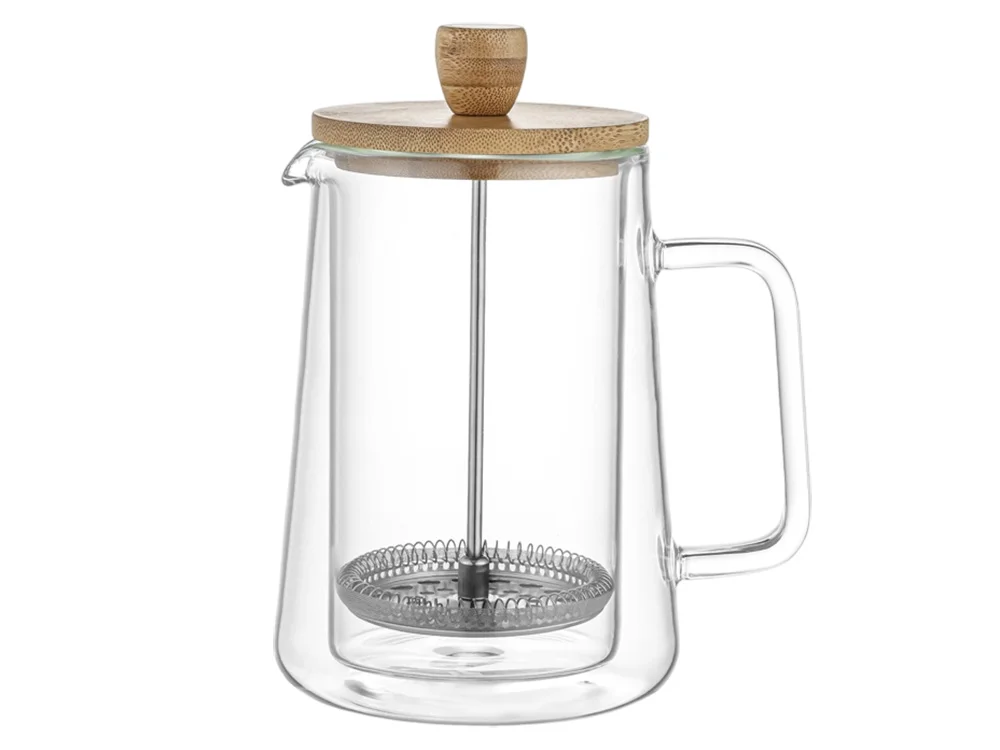 Френч-пресс с двойными стенками «Columbia», прозрачный, 600 мл - фото 3