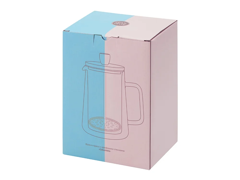 Френч-пресс с двойными стенками «Columbia», прозрачный, 600 мл - фото 7