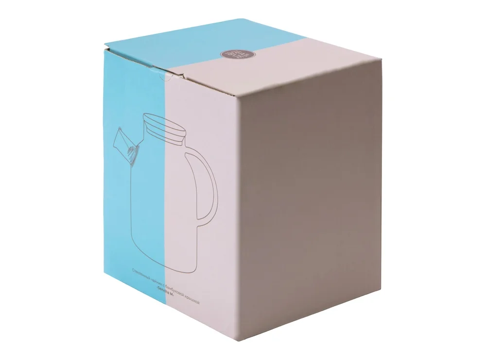 Стеклянный чайник с бамбуковой крышкой «Sencha M», прозрачный, 1550 мл - фото 8