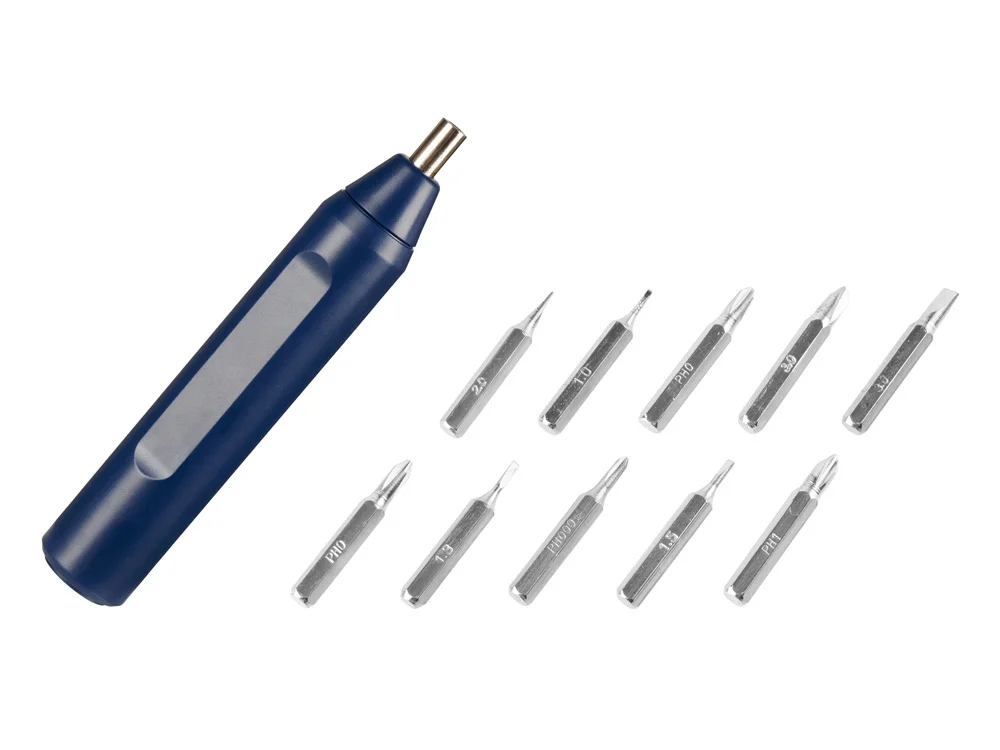Отвертка Drill 10-в-1 синий