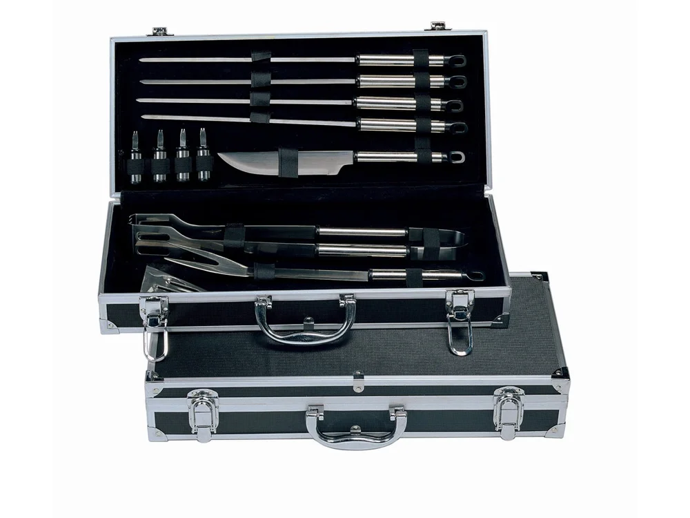 Набор для барбекю Suya серебристый черный