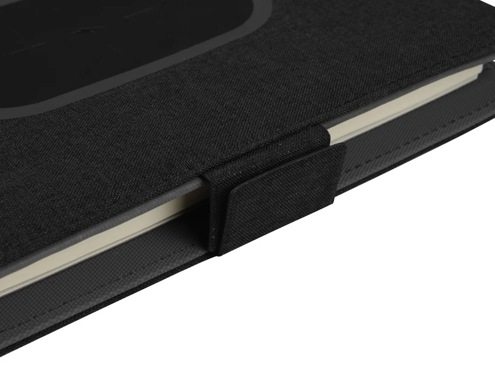 Органайзер с беспроводной зарядкой Powernote 5000 mAh темно-серый - фото 8