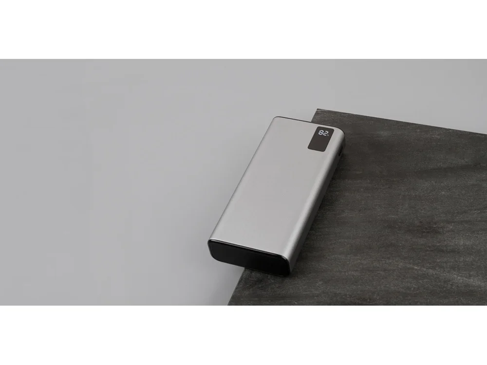 Внешний аккумулятор NEO Journey c быстрой зарядкой 20000 mAh серебристый черный - фото 4