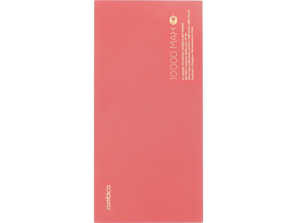 Внешний аккумулятор NEO NS100R 10000mAh серый/красный - фото 6