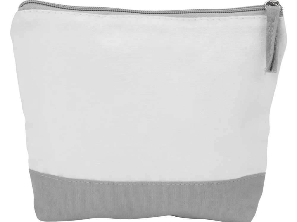 Косметичка хлопковая Cotton белый/серый - фото 2