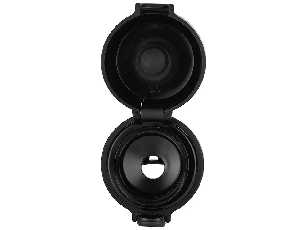Вакуумная термокружка c кнопкой Guard soft-touch 400 мл черный - фото 6