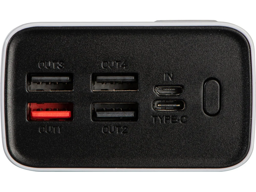 Портативный внешний аккумулятор FAST 30000 mAh белый - фото 5
