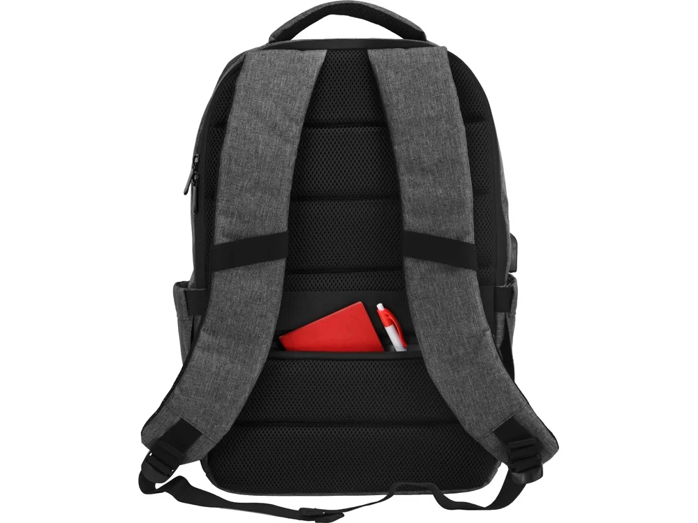 Антикражный рюкзак Zest для ноутбука 15.6 серый - фото 10